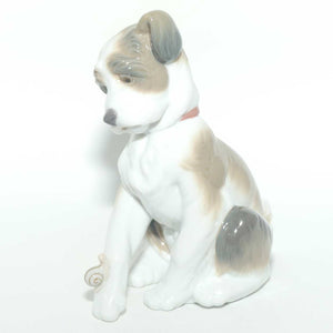 Lladro figure New Friend | Dog with Snail on Paw #6211