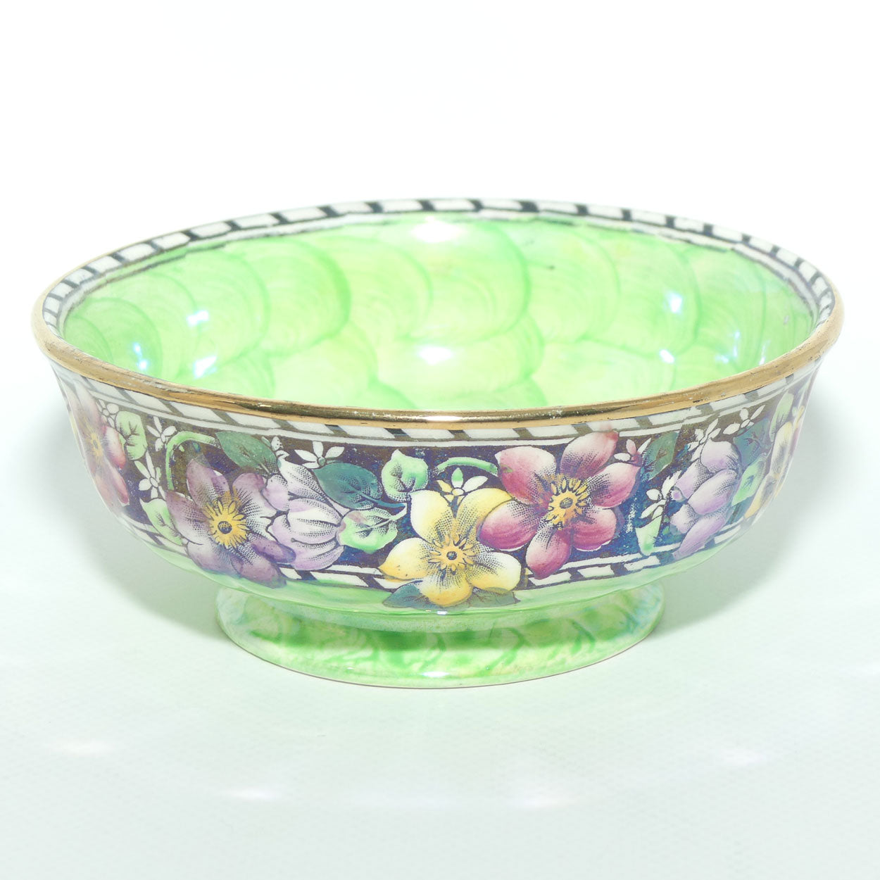Maling Clematis Victoria Green small bowl | 6500