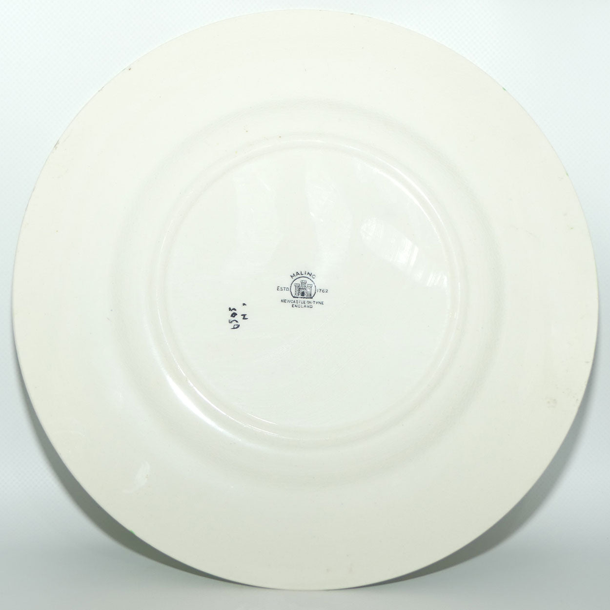 Maling plate Peona and Butterflies | Dappled Light Green 6505