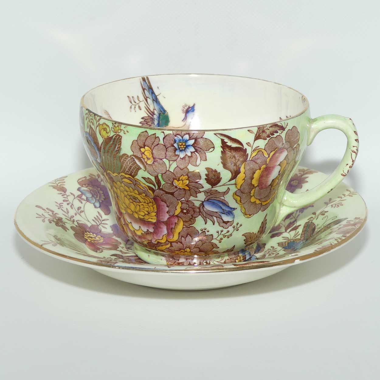 Maling Pheasant pattern Grandfather cup and saucer | Pattern 6549