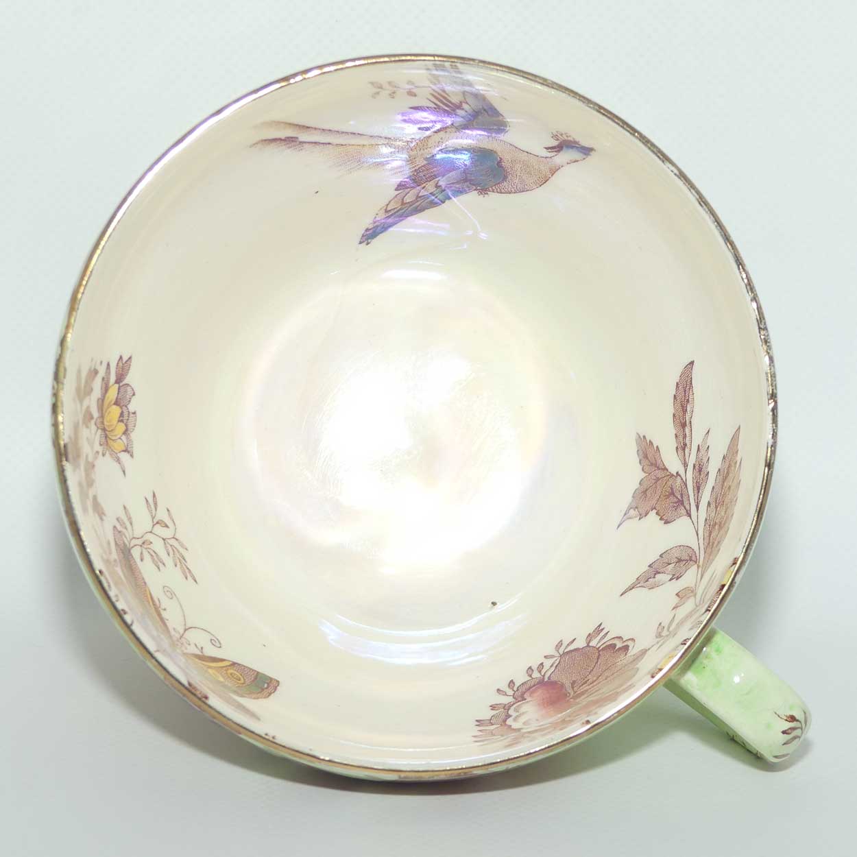 Maling Pheasant pattern Grandfather cup and saucer | Pattern 6549