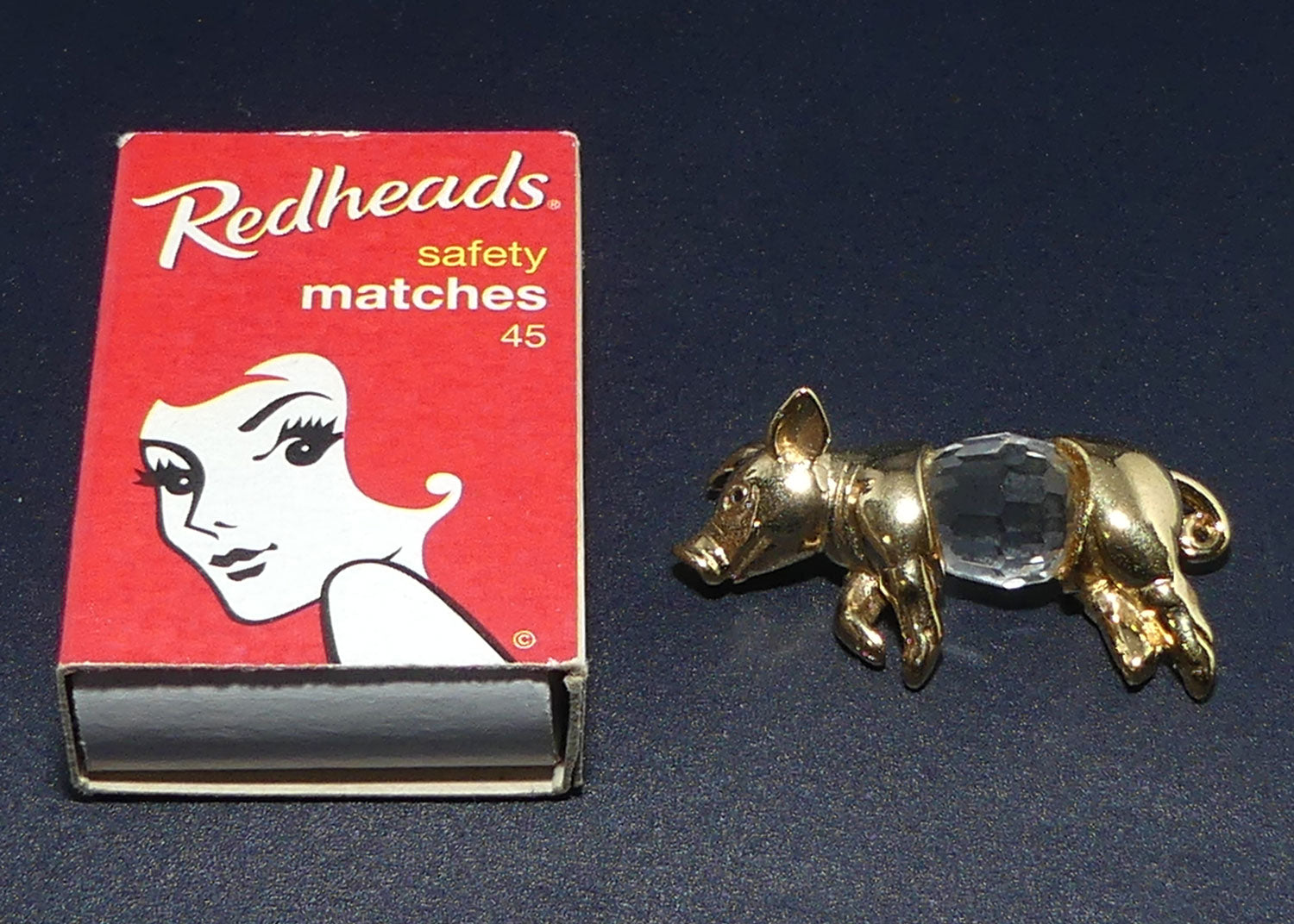 Lencia Austria | Star Collection crystal figure | 66.198 Pig Lying | boxed