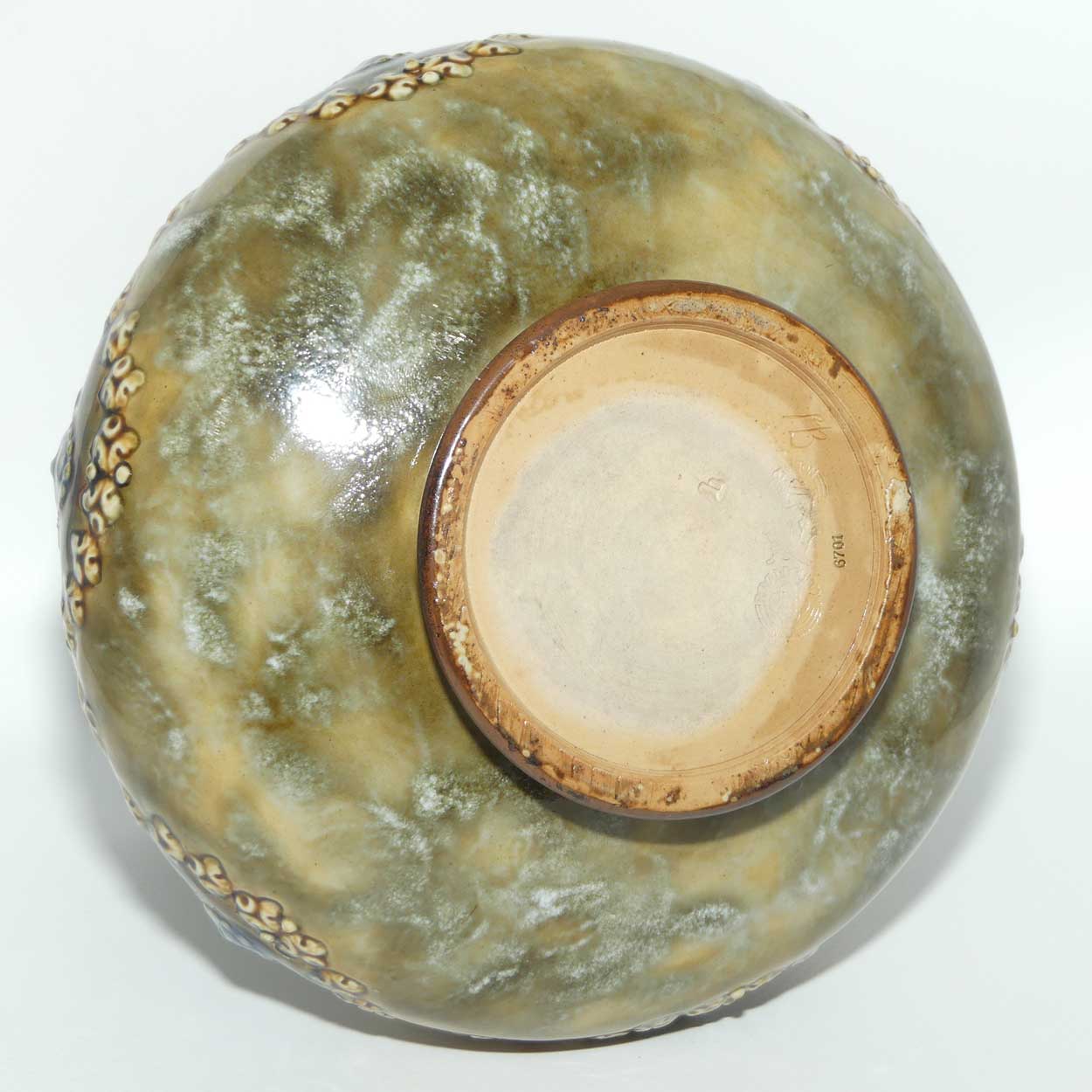 Royal Doulton stoneware wide body vase decorated with Cameo panels | 6701