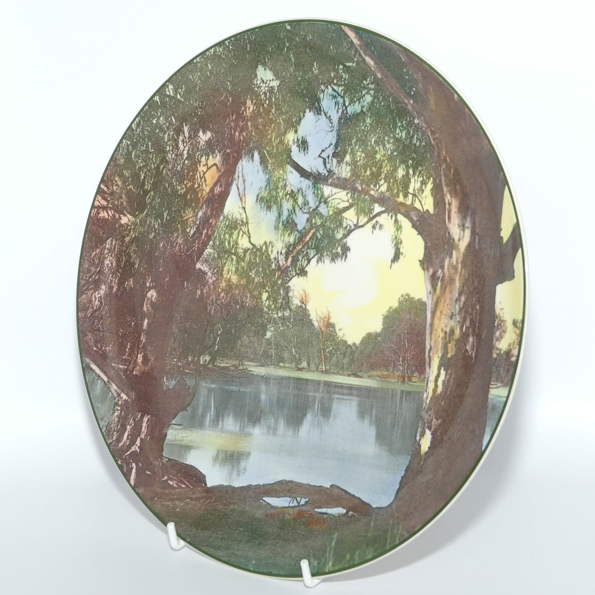 Royal Doulton Australian Views plate #6 | Murray River Gums D6425