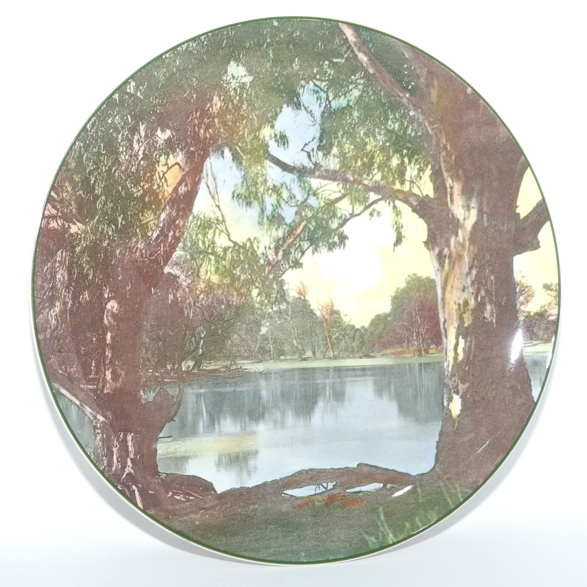 Royal Doulton Australian Views plate #6 | Murray River Gums D6425