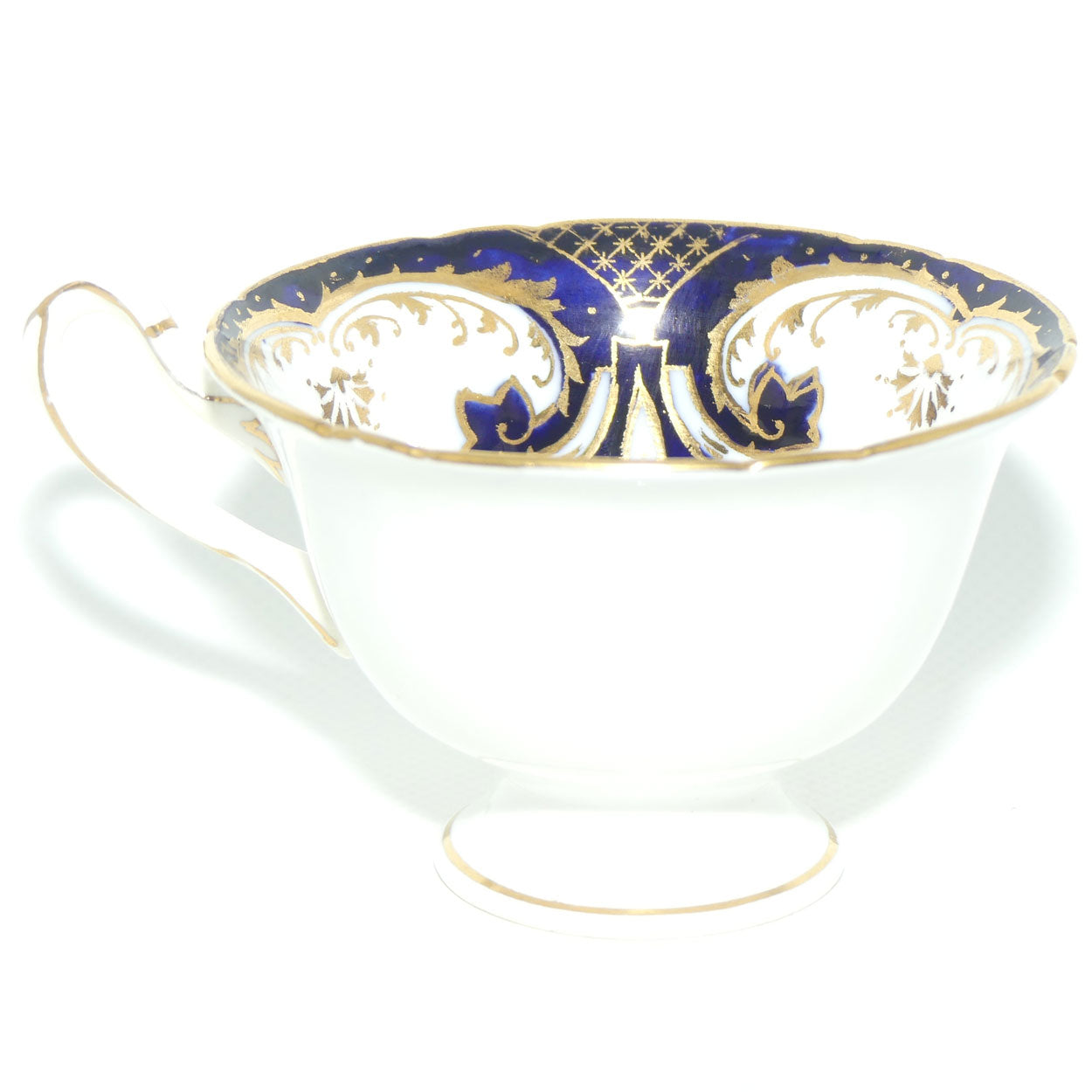 Shelley Gainsborough shape Navy Blue and Gold pattern trio | 7084