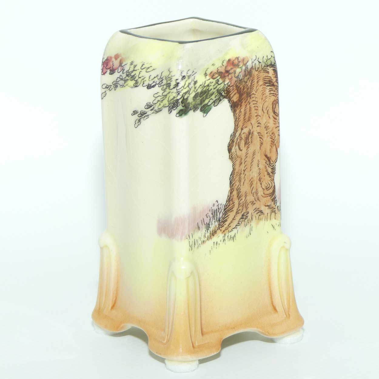 Royal Doulton Under the Greenwood Tree | Robin Hood vase | Shape 7349 | Maid Marion D6094