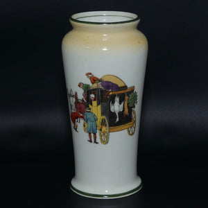 Royal Doulton Coaching Days | White Ground vase | Shape 767 #1 | E3804