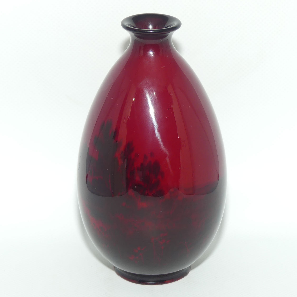 Royal Doulton Flambe English Castle and Daisies vase | Shape 7777