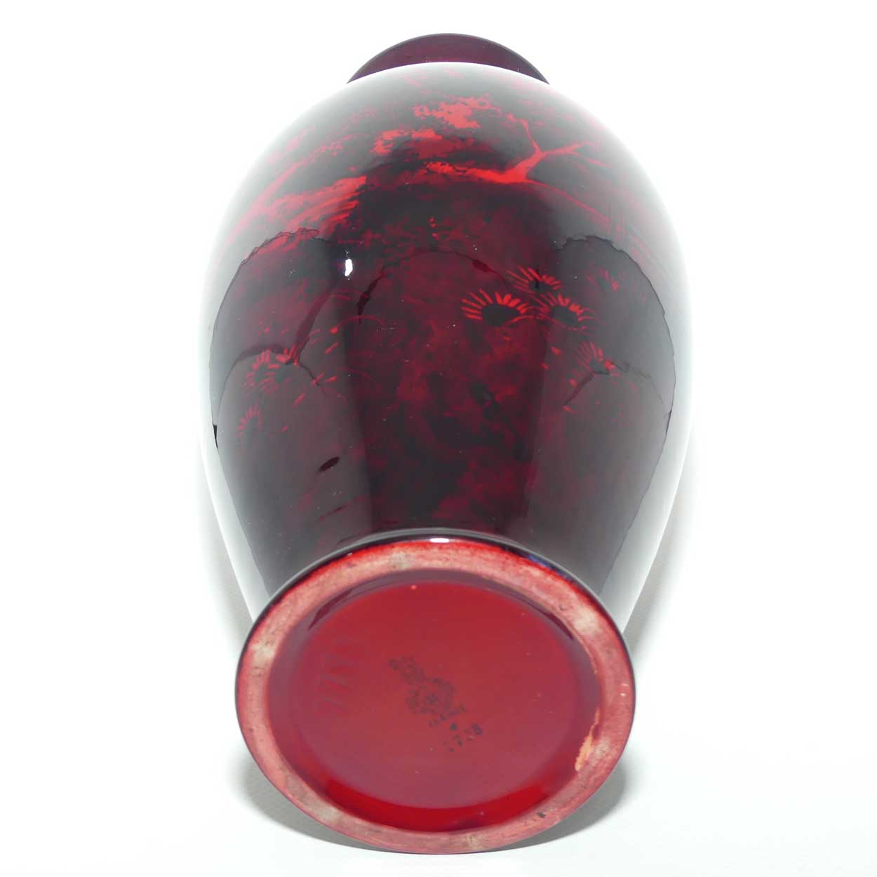 Royal Doulton Flambe Countryside vase | Bulbous shape | 7798