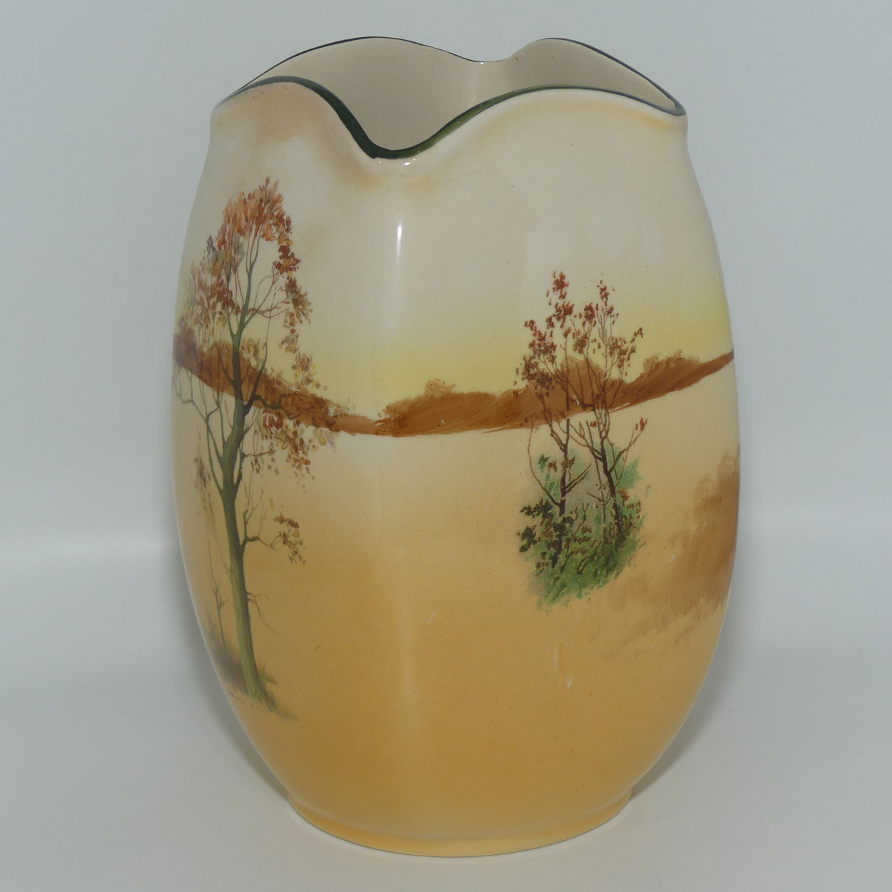 Royal Doulton Coaching Days square section vase | Shape 7992