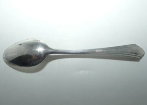 German Silver | 800 | Set of 9 large spoons in roll | 587 grams