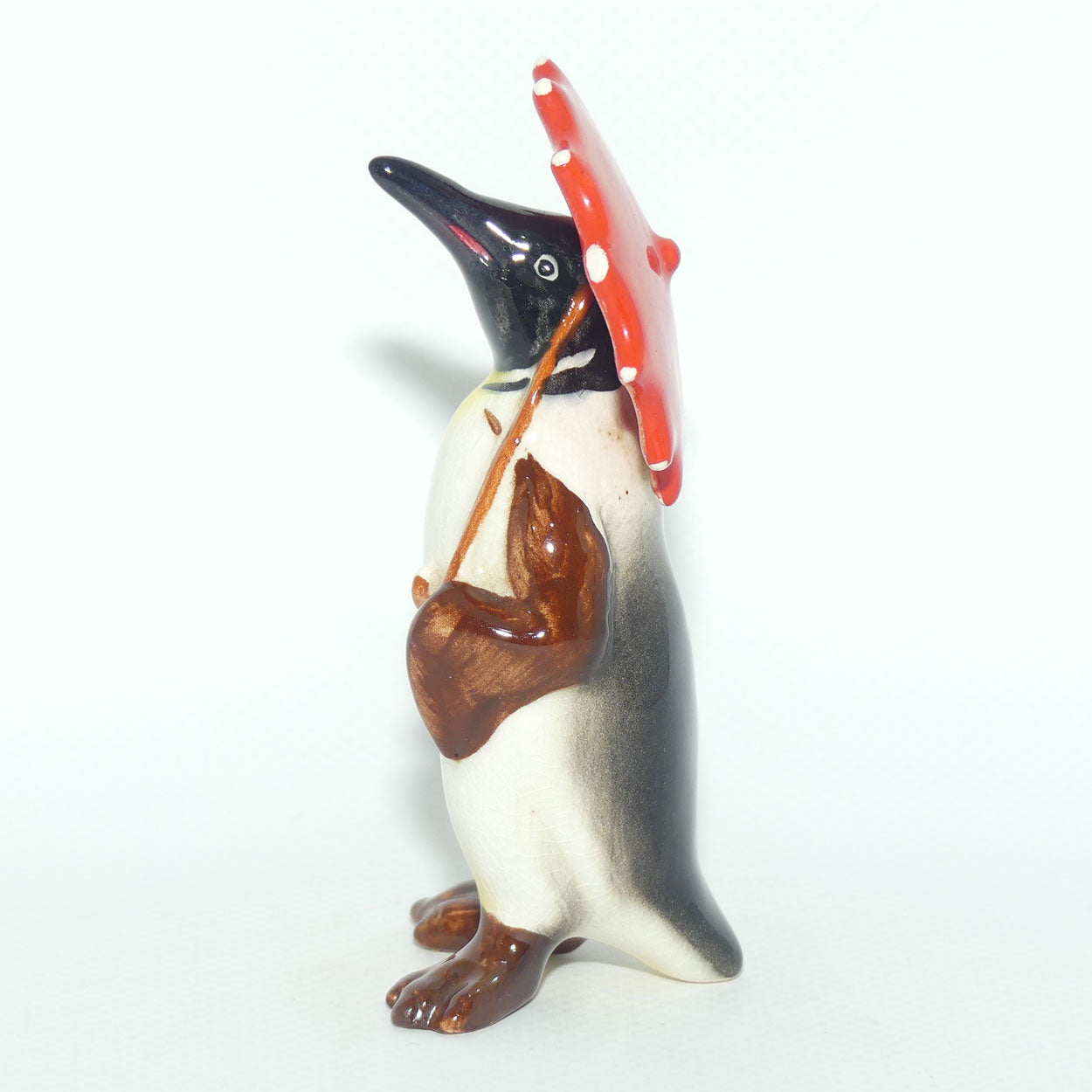 #0802 Beswick Penguin holding Umbrella