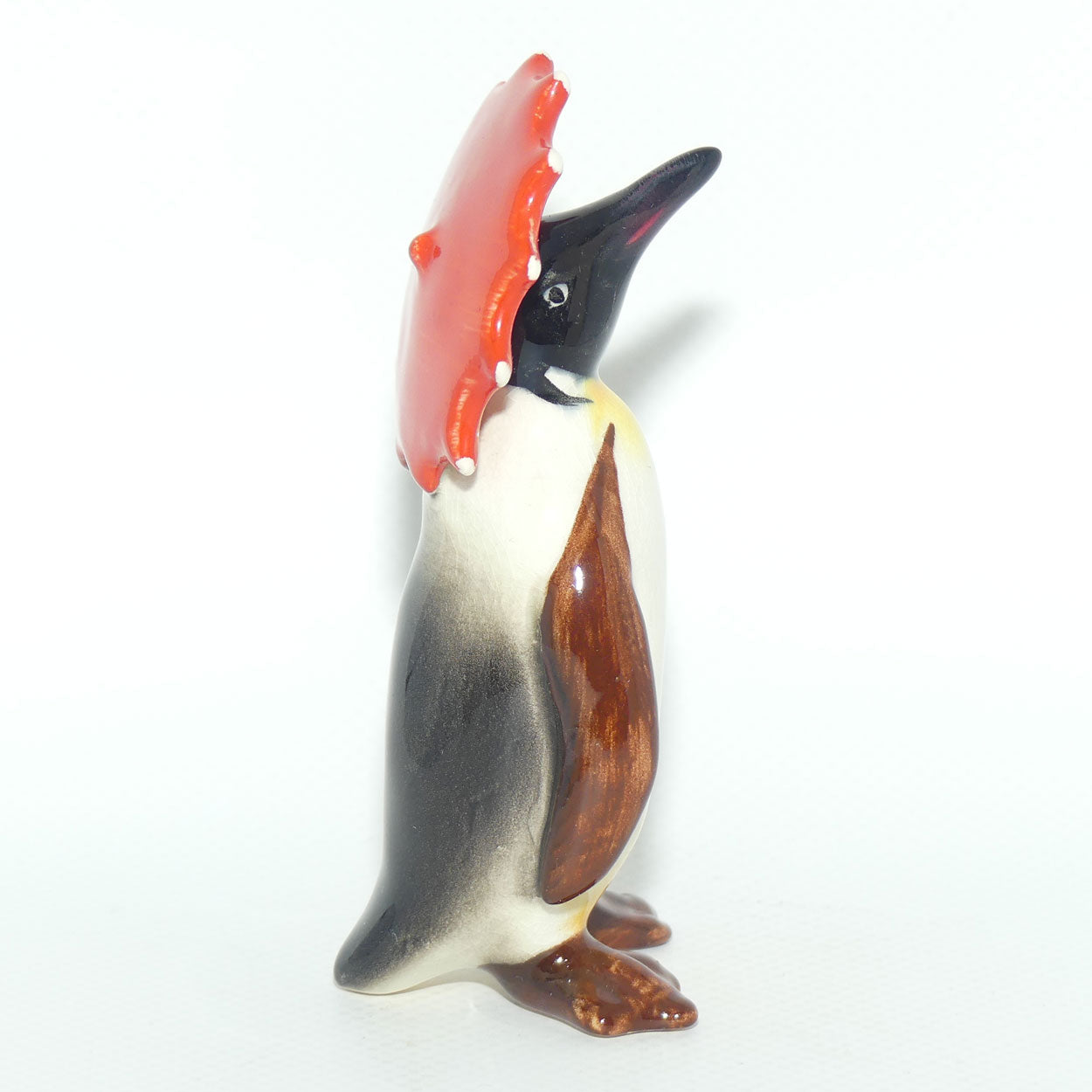 #0802 Beswick Penguin holding Umbrella