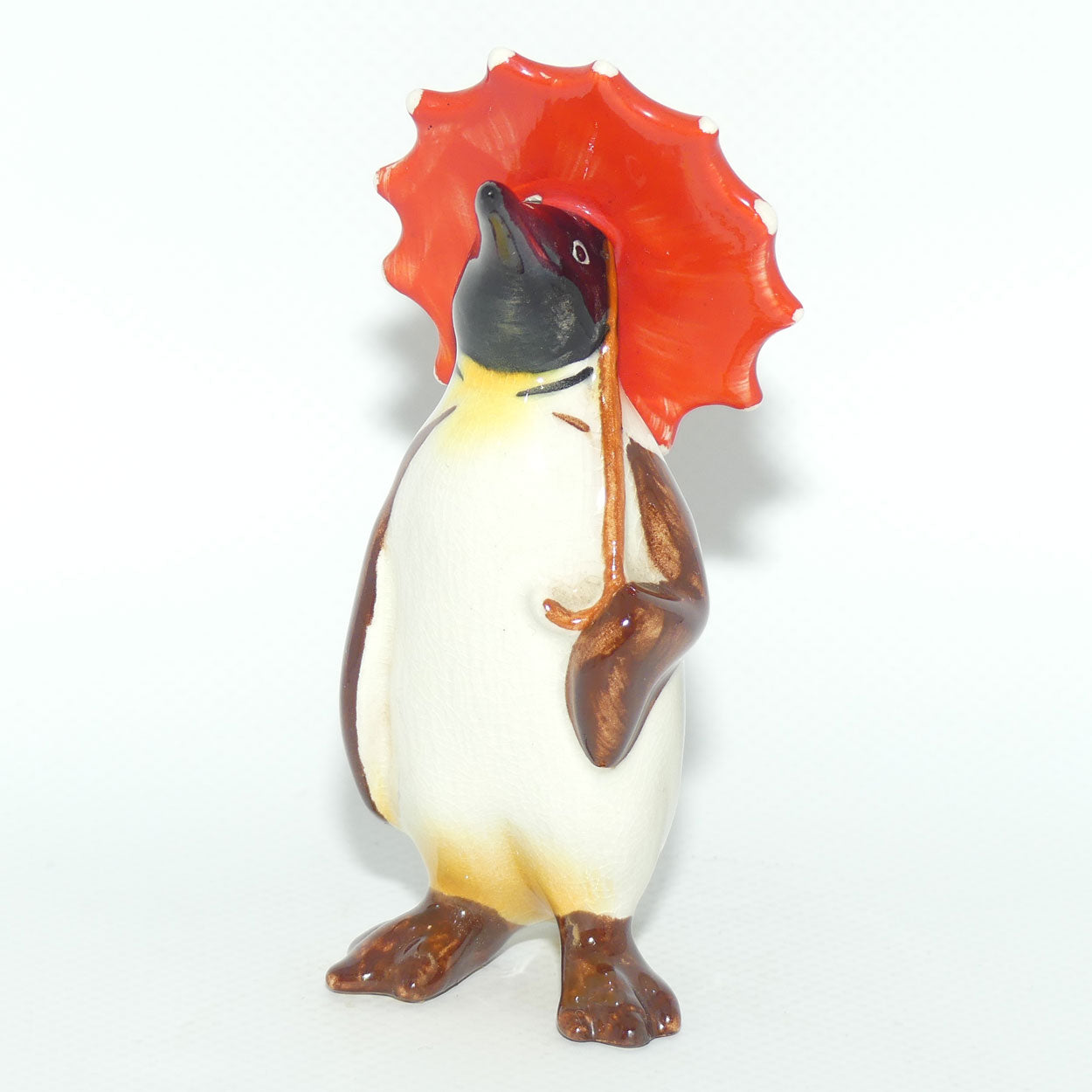#0802 Beswick Penguin holding Umbrella