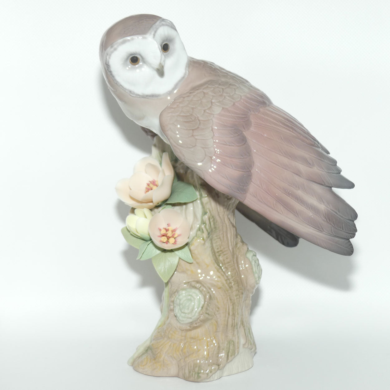 Lladro figure Owl | Floral Encrusted Branch | #8157 | boxed