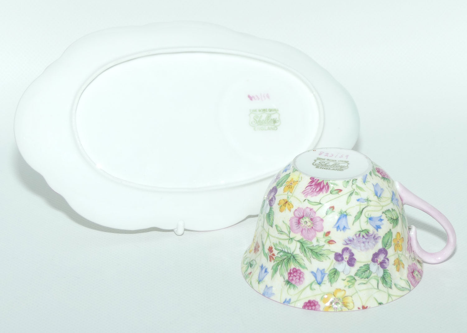 Shelley Oleander shape Countryside pattern Hostess duo | 823/59