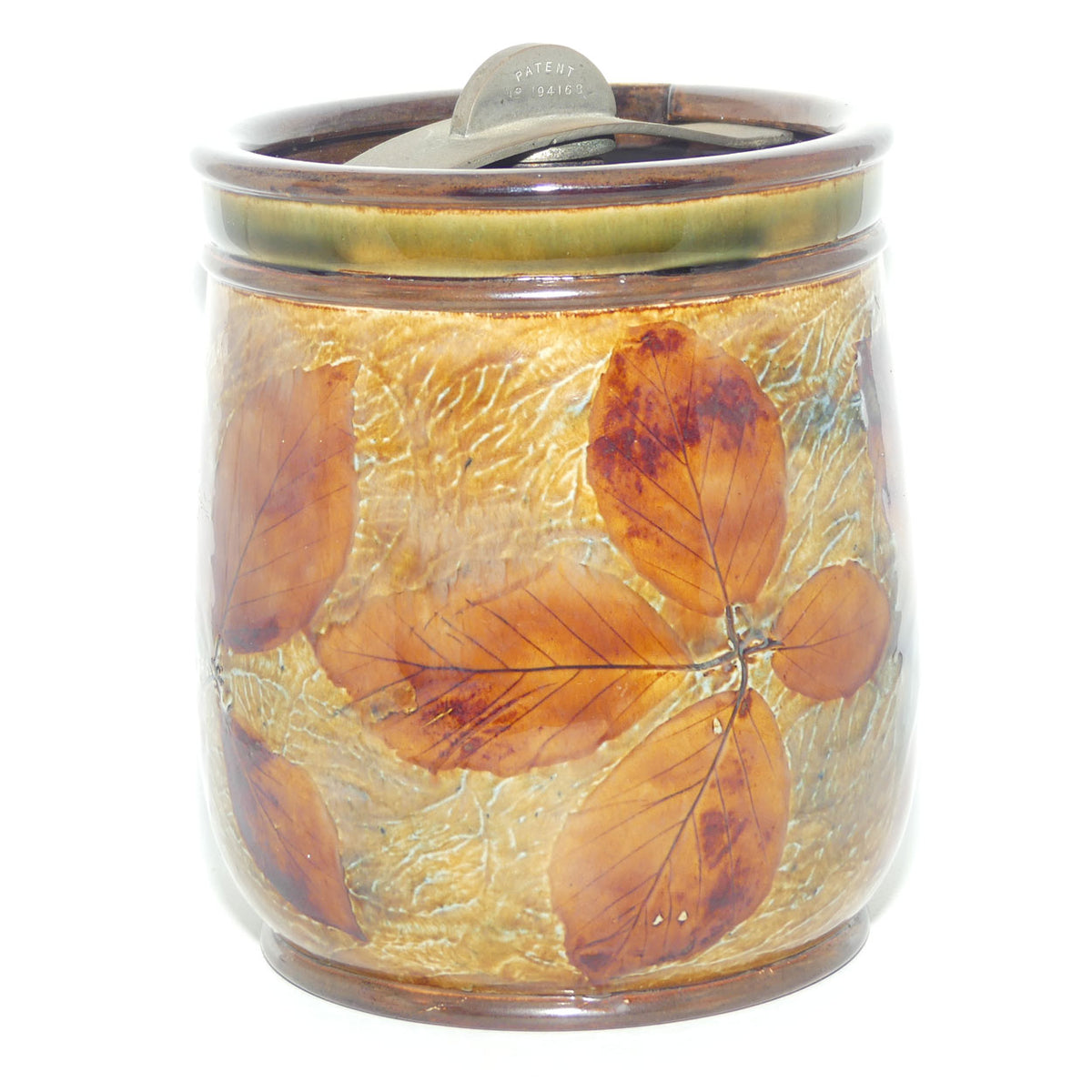 Royal Doulton Lambeth Natural Foliage tobacco jar | tobacco humidor X8346