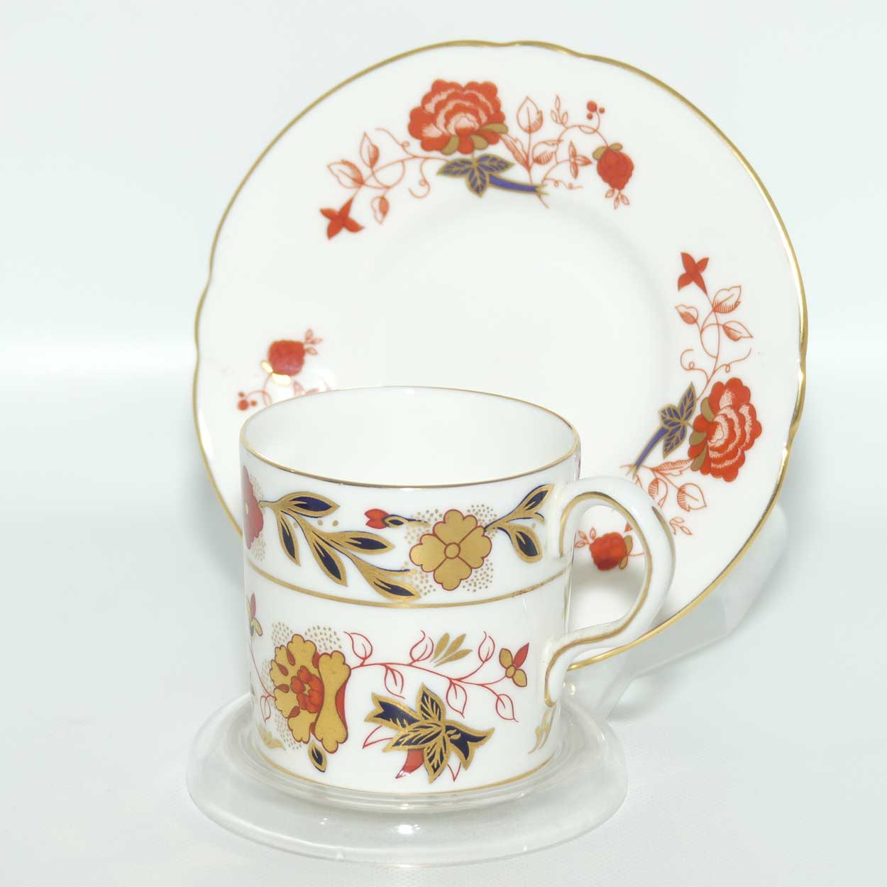 Royal Crown Derby mixed pattern coffee duo | 2nd
