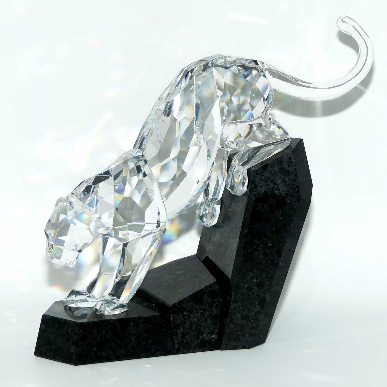 Swarovski Crystal #874337 | Soulmates | Panther on Granite | no box