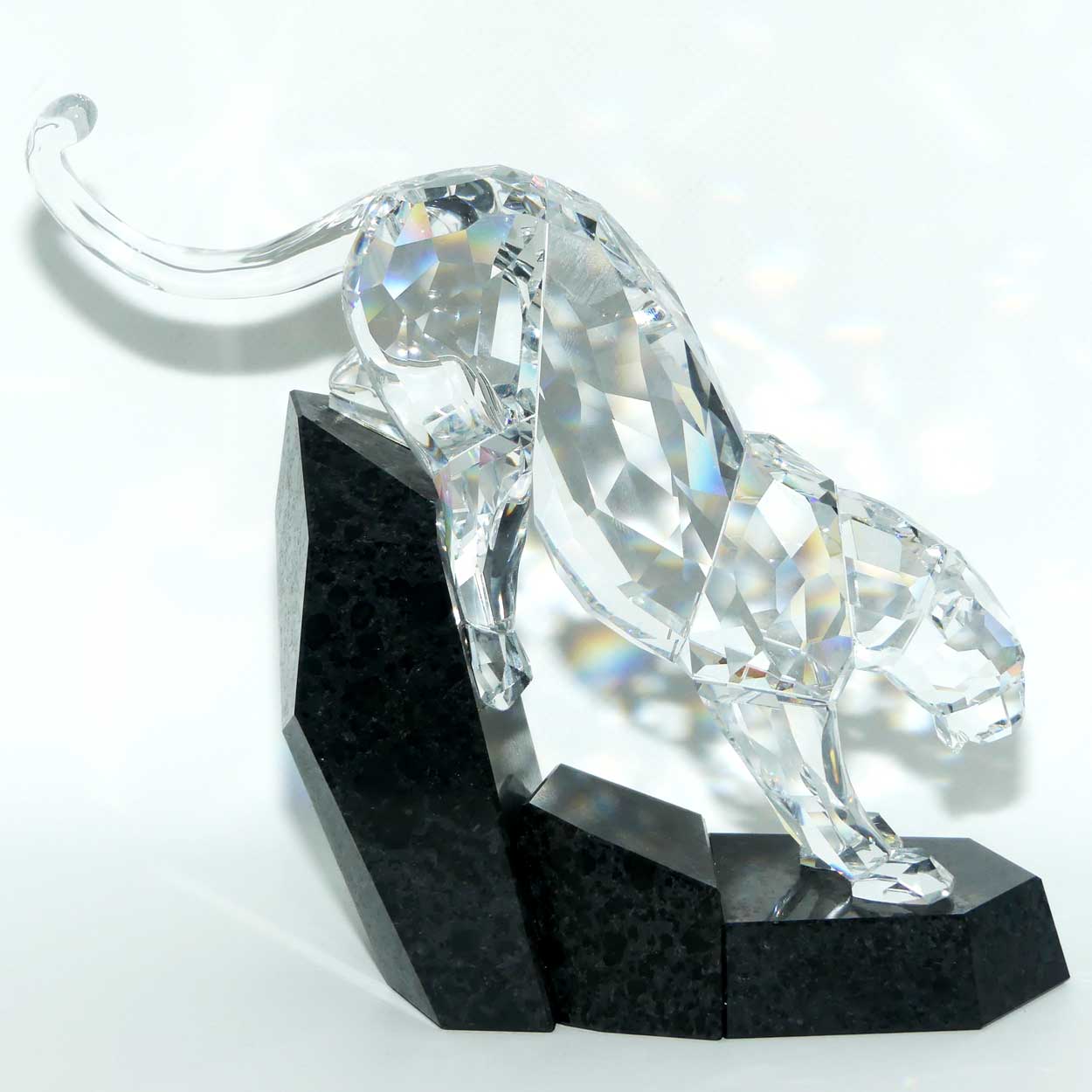 Swarovski Crystal #874337 | Soulmates | Panther on Granite | no box