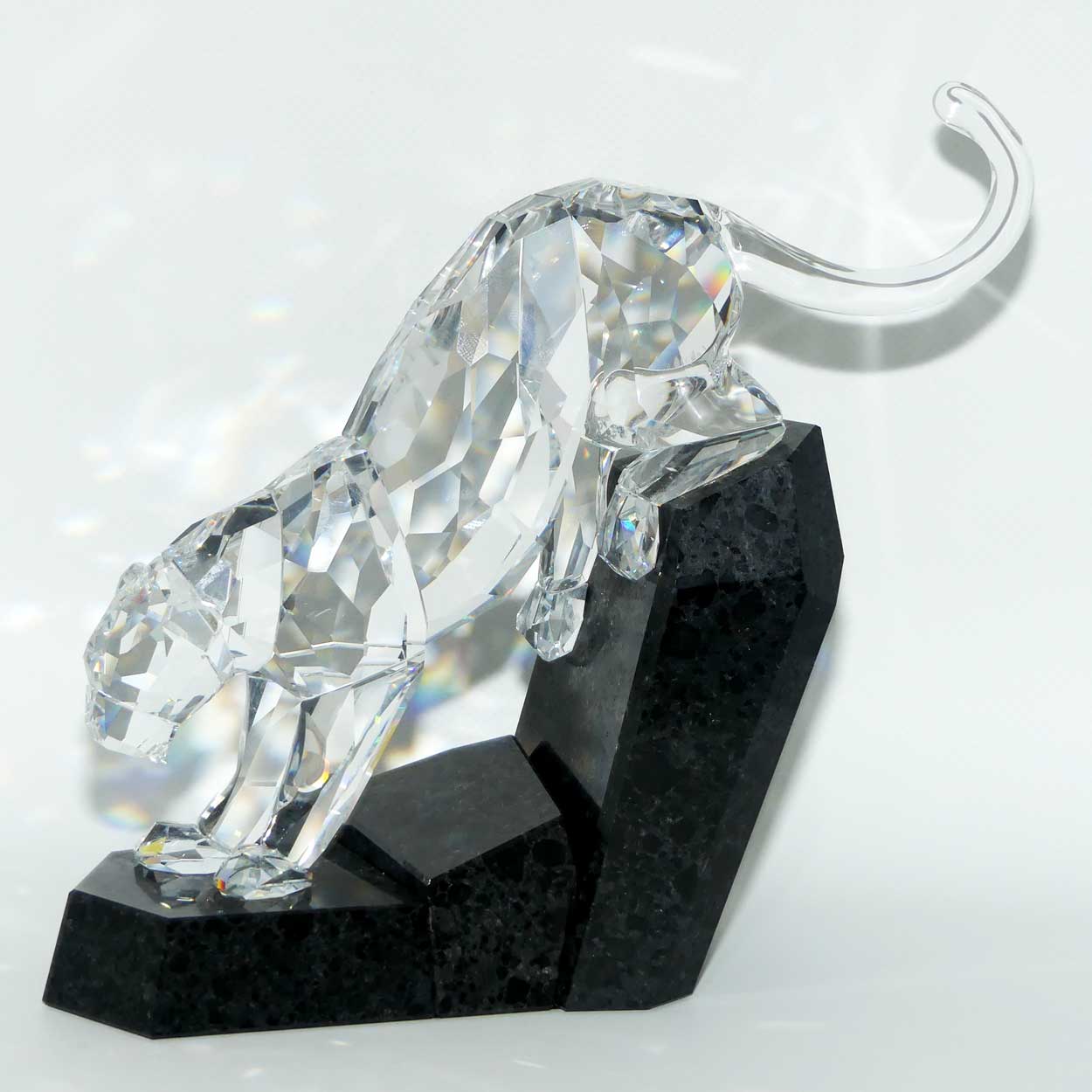 Swarovski Crystal #874337 | Soulmates | Panther on Granite | no box