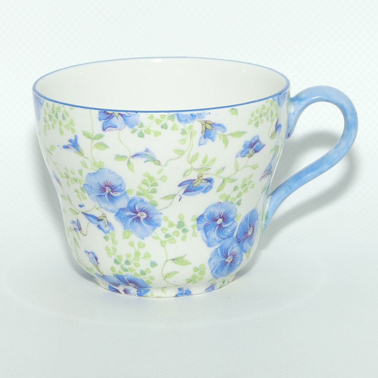 Shelley Essex shape Blue Pansy Chintz trio | Pattern 8831M