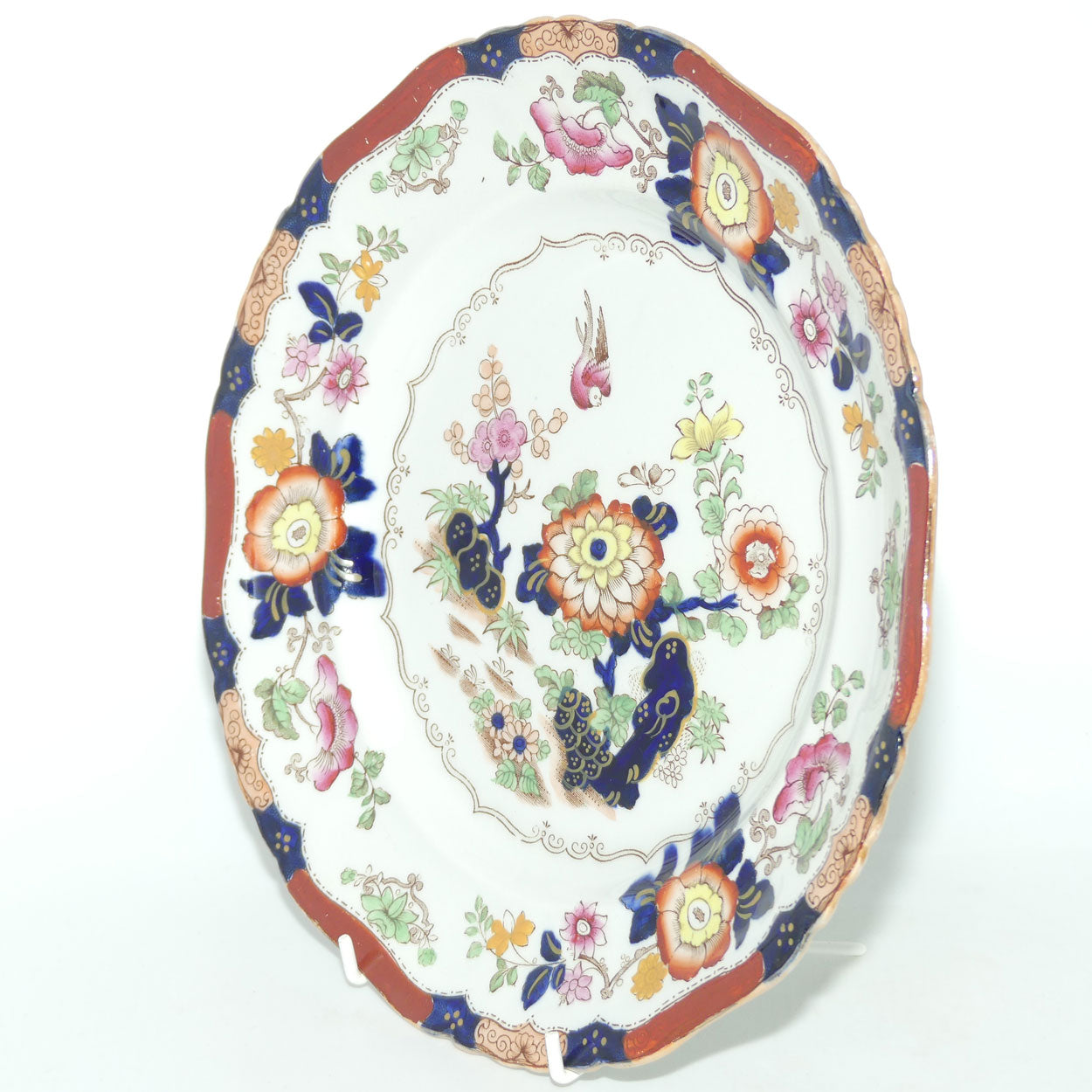 Masons Ironstone set of 6 plates | 26cm diam | Pattern B9178