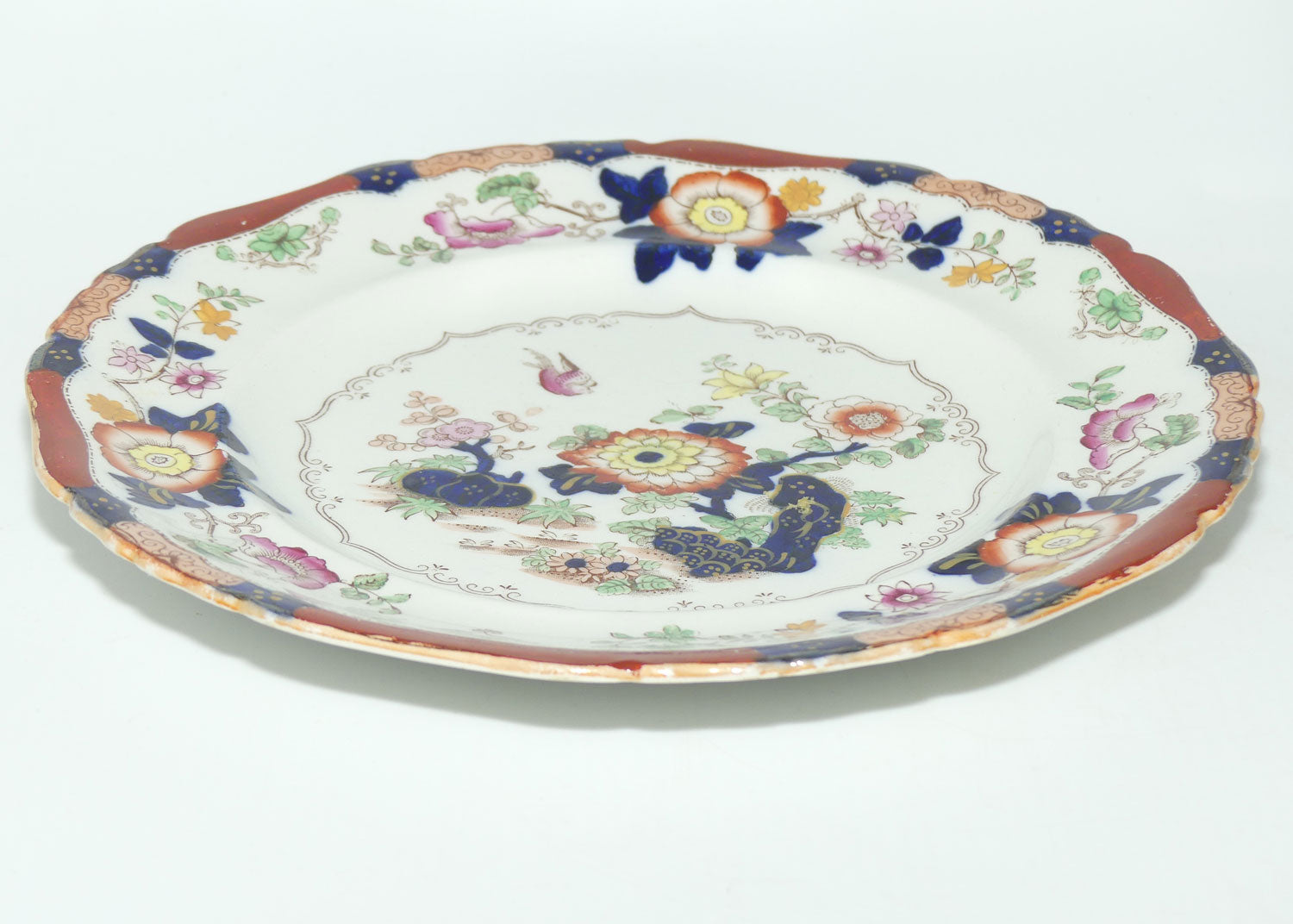 Masons Ironstone set of 6 plates | 23.5cm diam | Pattern B9178