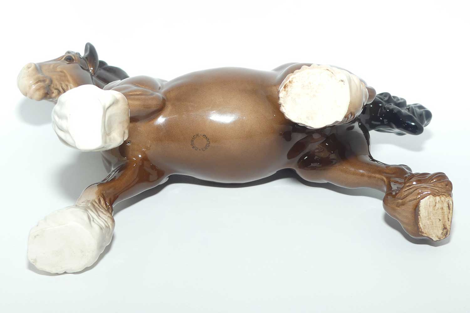#0975 Beswick Cantering Shire | Brown | Gloss