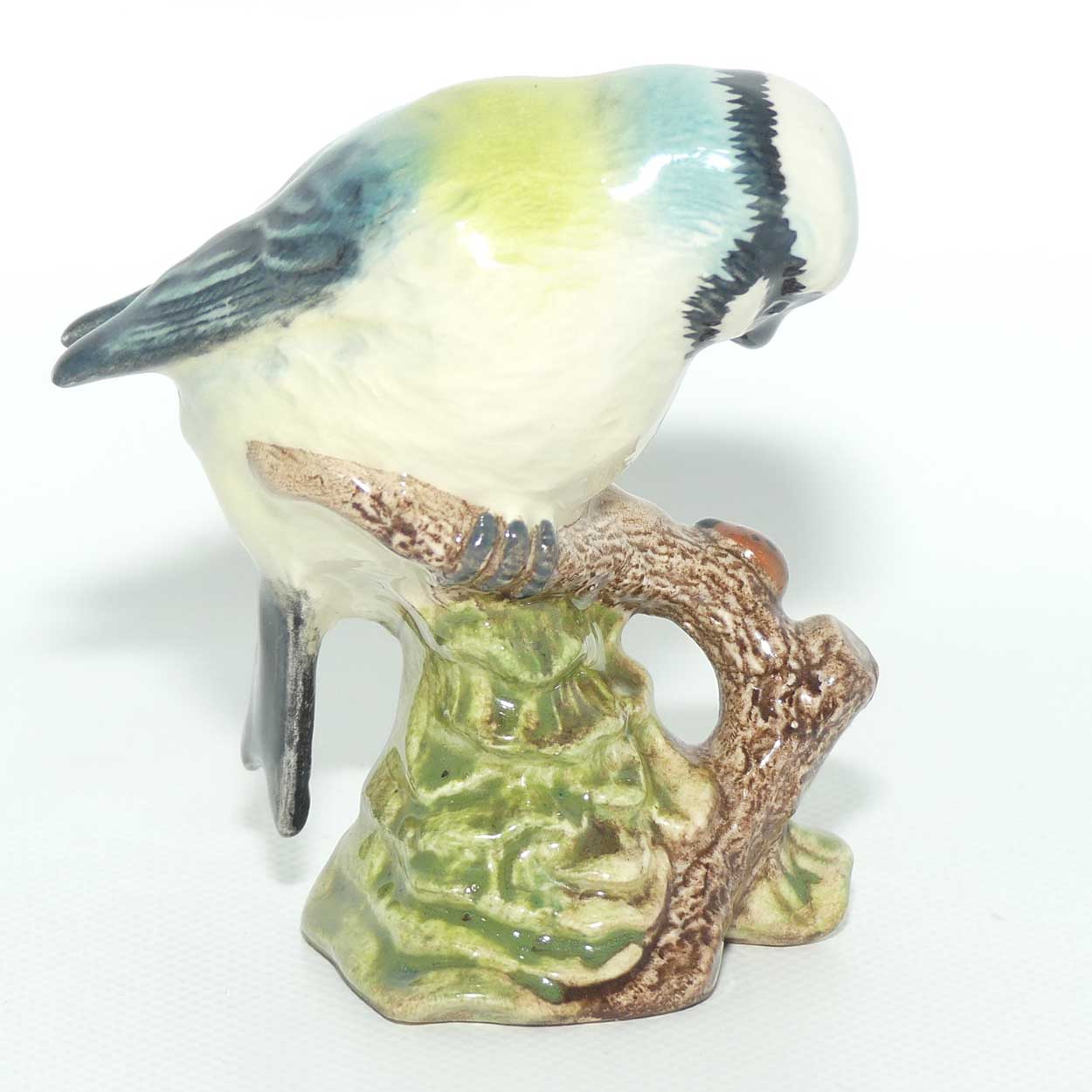 #0992B Beswick Blue Tit | Ladybug on Branch | #3