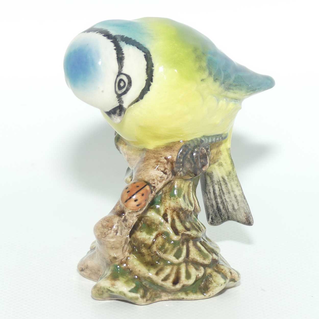 #0992B Beswick Blue Tit | Ladybug on Branch | #4