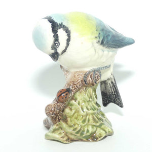 #0992B Beswick Blue Tit | Ladybug on Branch | #3