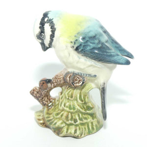 #0992B Beswick Blue Tit | Ladybug on Branch | #3