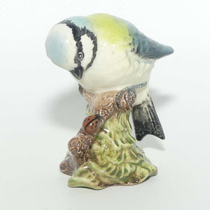 #0992B Beswick Blue Tit | Ladybug on Branch | #3