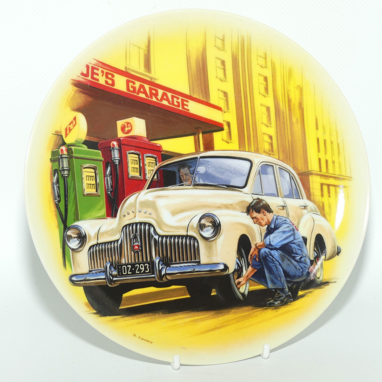 Bradex 03 M02 4.2 plate | The All Australian Car Series | 1948 The FX Holden | Plate Number A-093