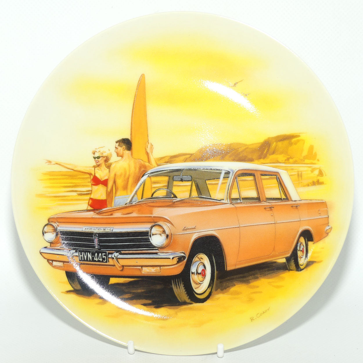 Bradex 03 M02 4.8 plate | The All Australian Car Series | 1963 The EH Holden | Plate Number A-385