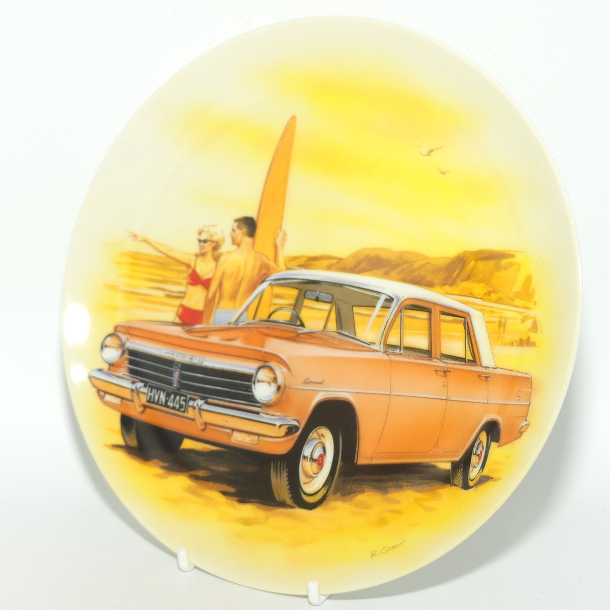 Bradex 03 M02 4.8 plate | The All Australian Car Series | 1963 The EH Holden | Plate Number A-386