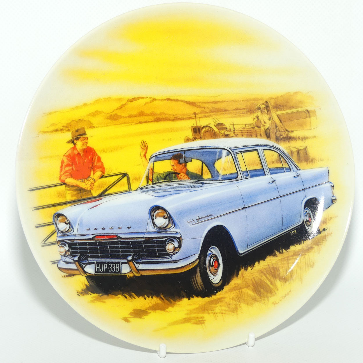 Bradex 03 M02 4.6 plate | The All Australian Car Series | 1961 The EK Holden | Plate Number A-609