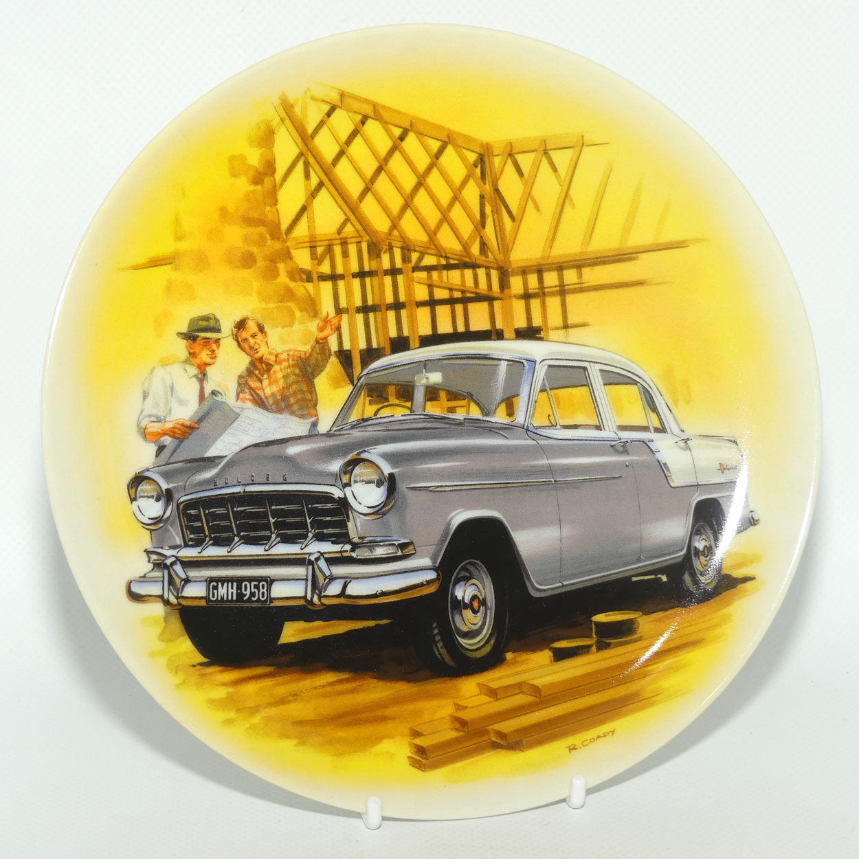 Bradex 03 M02 4.4 plate | The All Australian Car Series | 1958 The FC Holden | Plate Number A-657