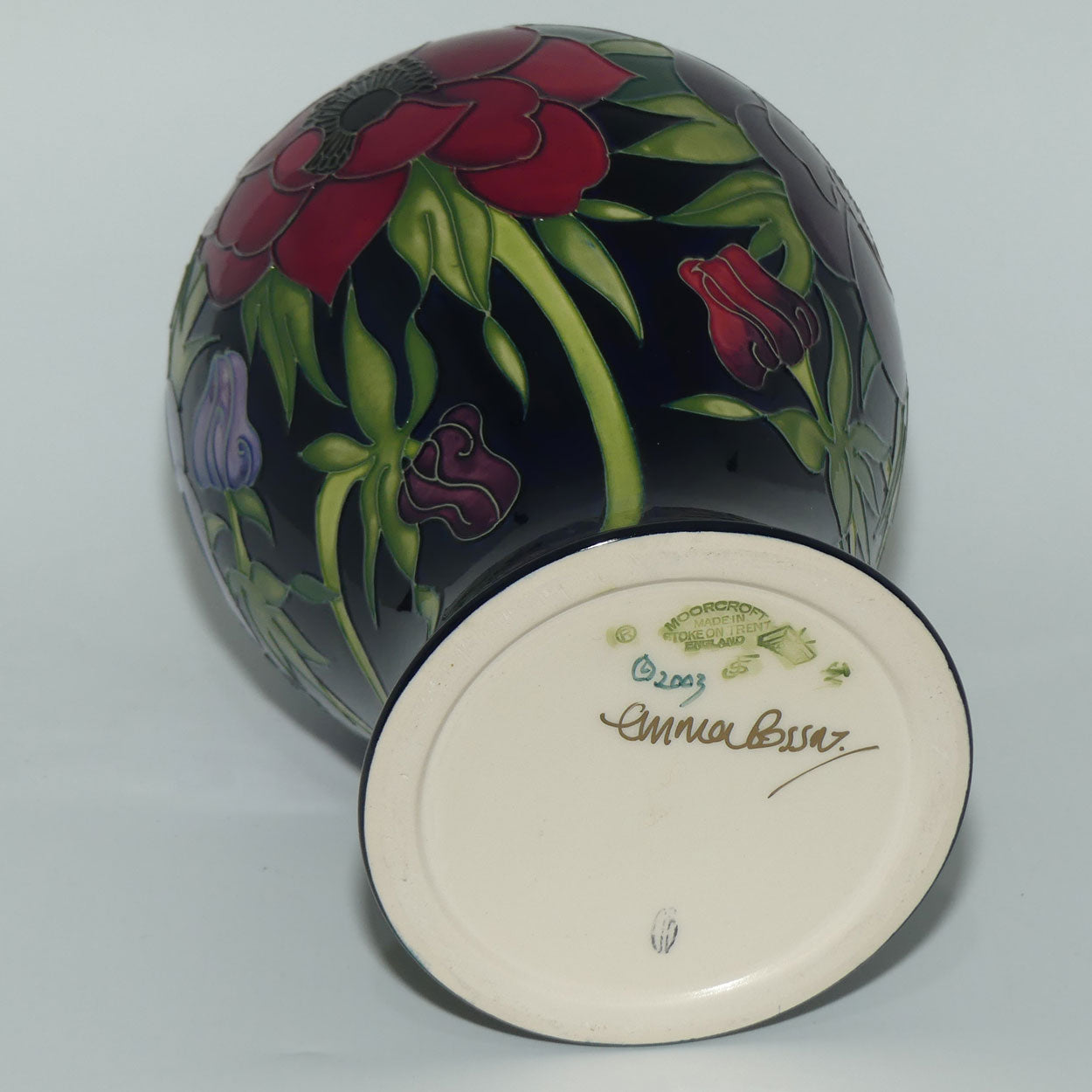 Moorcroft Anemone Tribute  65/9 vase