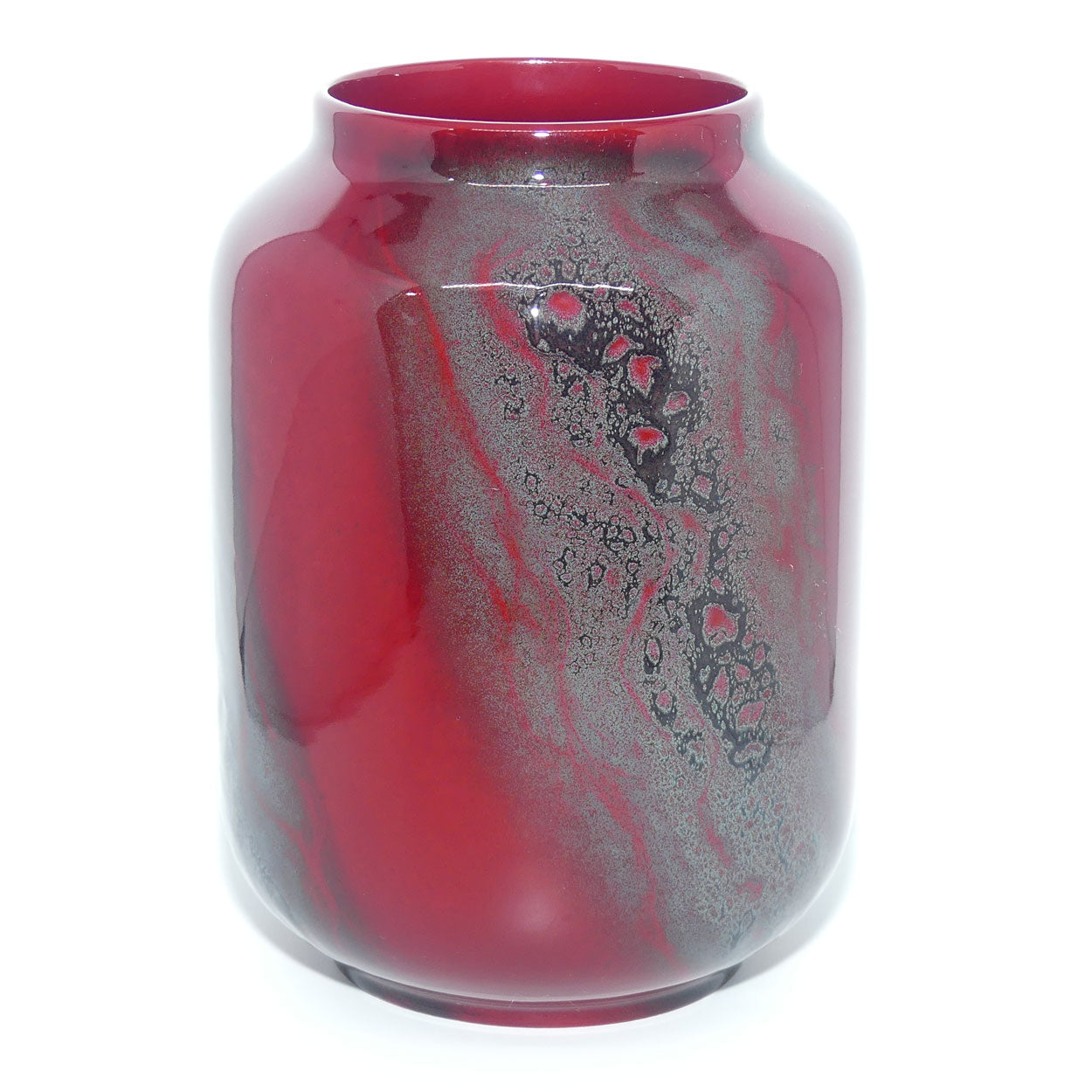 BA15 Royal Doulton Burslem Artwares Flambe Fanling Vase in Oriental Sung