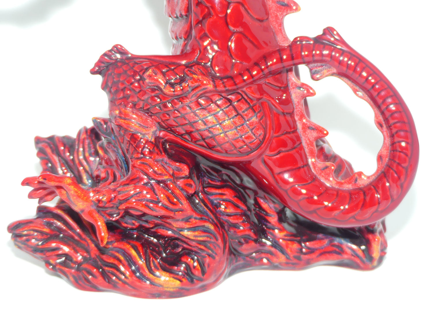 BA32 Royal Doulton Burslem Artwares Flambe | Shenlong Dragon | LE 149/250
