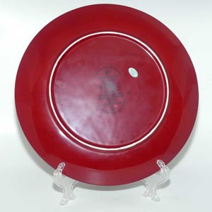 BA26 Royal Doulton Flambe Burslem Artwares Qingdao Charger plate ( box + cert)