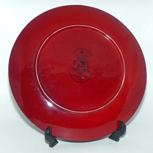 BA26 Royal Doulton Flambe Burslem Artwares Qingdao Charger plate (plaque only)