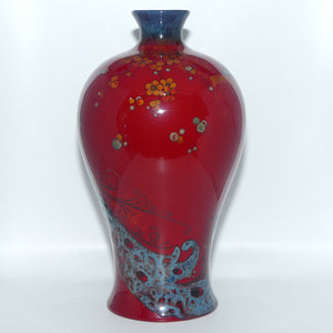 BA2 Royal Doulton Burslem Artwares Flambe | Bird of Paradise vase | LE 95/150