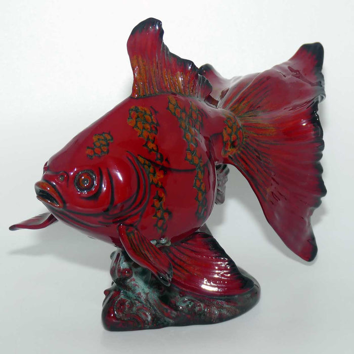 BA39 Royal Doulton Flambe Burslem Artwares Gansu Fish | LE 19/250