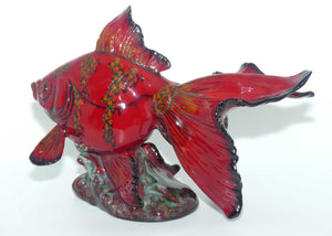 BA39 Royal Doulton Flambe Burslem Artwares Gansu Fish | LE 19/250