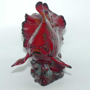 BA39 Royal Doulton Flambe Burslem Artwares Gansu Fish | LE 19/250