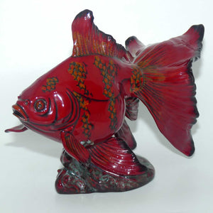 BA39 Royal Doulton Flambe Burslem Artwares Gansu Fish | LE 19/250